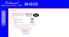 Desktop Screenshot of colonialcars.net